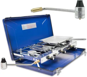 2 Burners & 1 Toast (Grill) Portable Propane Gas Cooking Stove With Regulator For Camping And Outdoor Cooking??