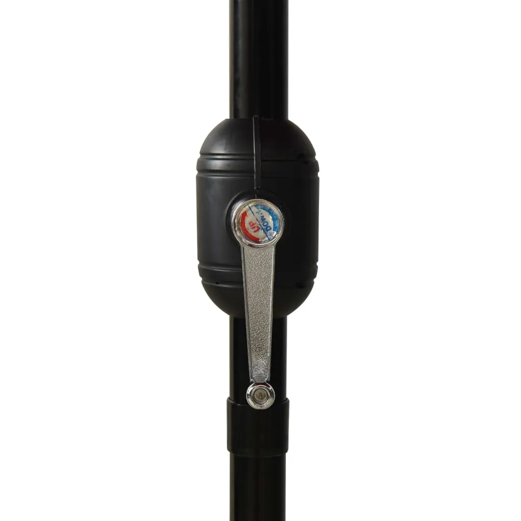 3-Tier Parasol with Aluminium Pole Anthracite 3 m
