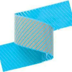3M Segmented Silver Reflective Iron On Tape - 1M