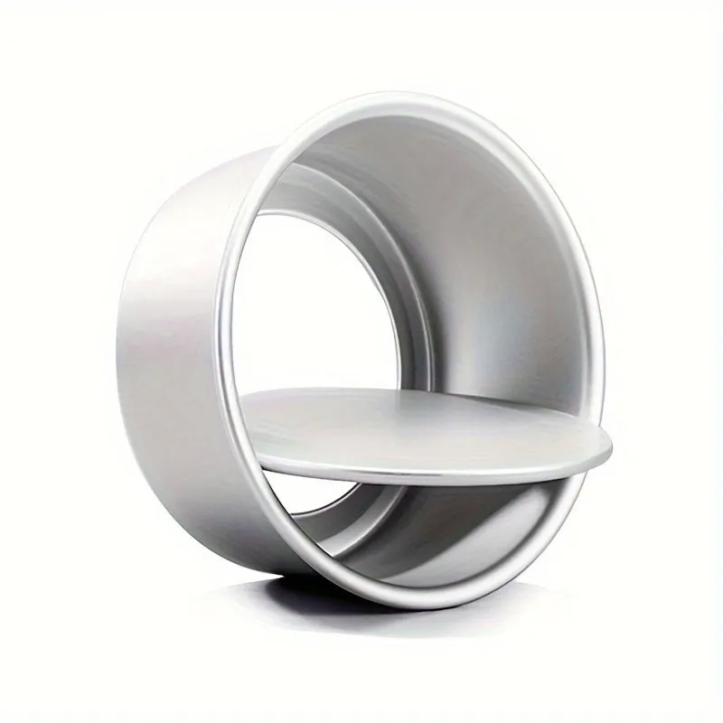 3Piece Aluminium Cake Pan Set with Removable Bottoms