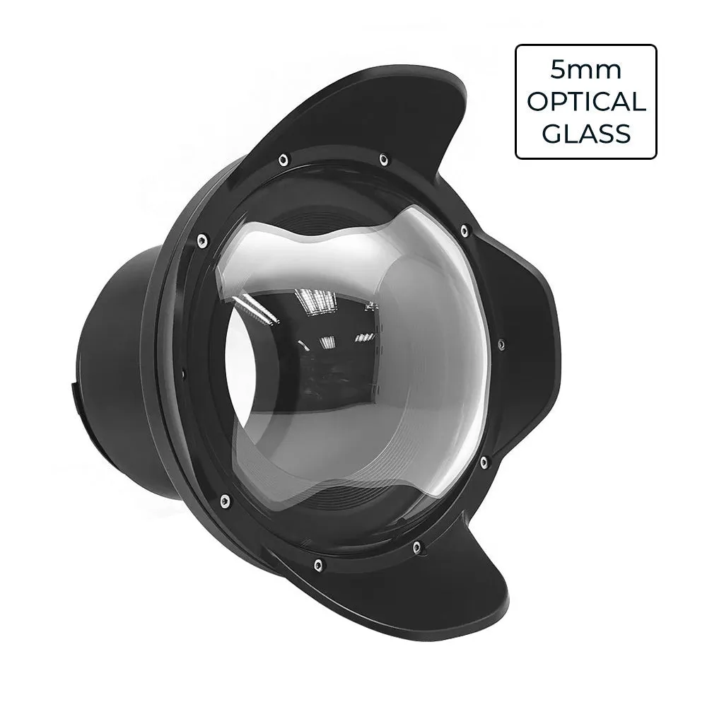 6" Optical Glass Dry Dome Port V.13 for Canon EOS R5 / EOS R6/ EOS R6 II / EOS RP  40M / 130FT (Zoom gear included RF 15-35mm)