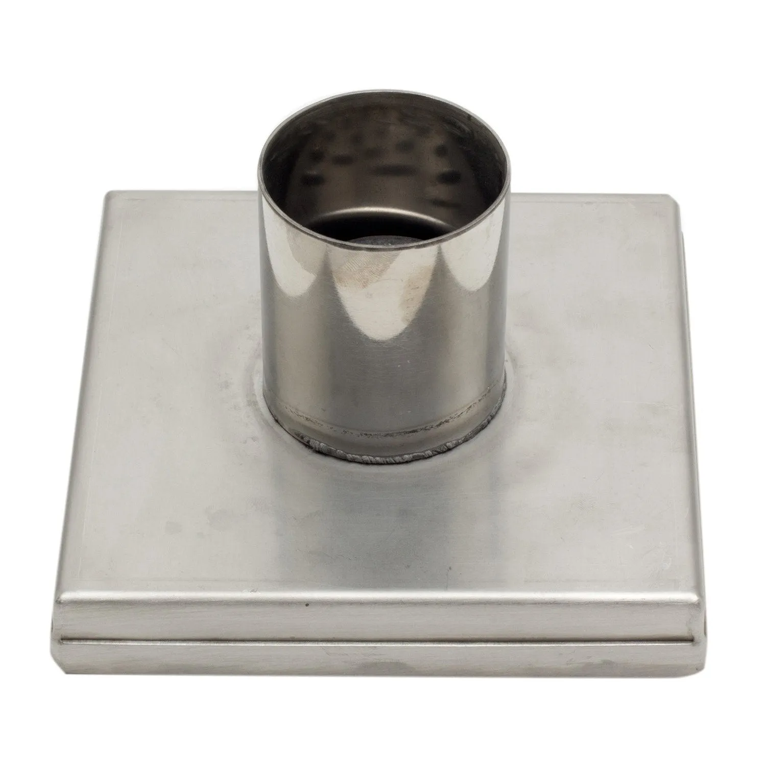 ALFI ABSD55B-BSS 5" x 5" Square Brushed Stainless Steel Shower Drain with Cover