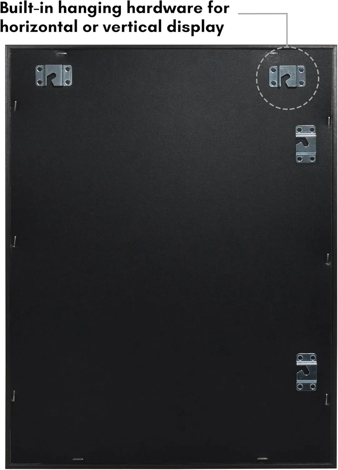 Americanflat 14x18 Pin Display Case - Ideal for Enamel Pins, Medals, Jewelry, Memorabilia - Silhouette Collection - Black Pin Collection Display with Polished Plexiglass for Wall Decor