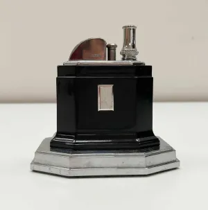 Art Deco Period Octette Touch Tip Table Lighter by Ronson