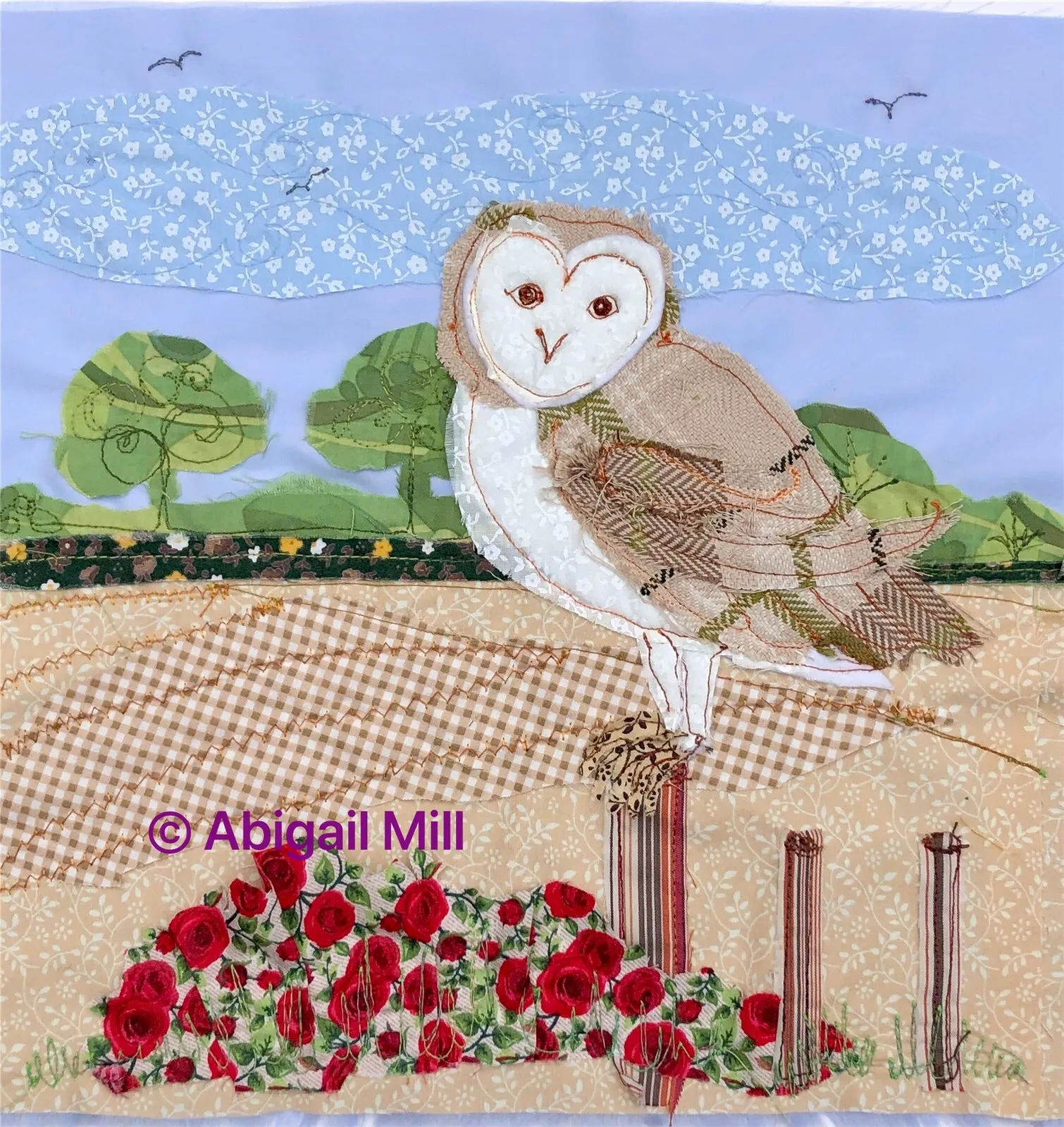 Barn Owl Sewing kit