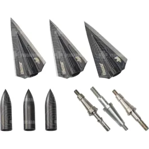 Bear Archery Razorhead Single Bevel Broadhead 150gr-250gr (3 Pack)