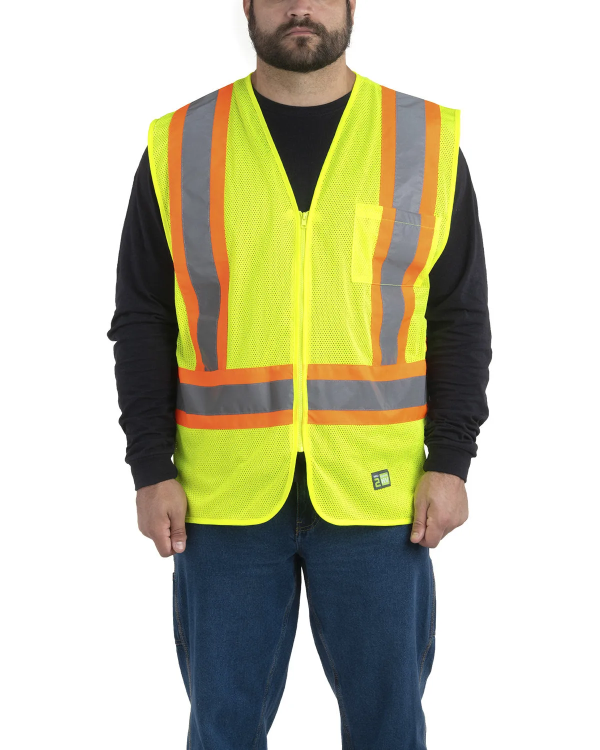 Berne Adult Hi-Vis Class 2 Multi-Color Vest