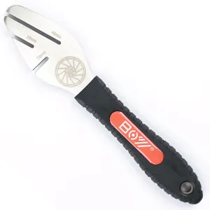 Bicycle Rotor Truing Fork, Bike Disk Brake Rotor Alignment Tool with Comfortable Operating Handle