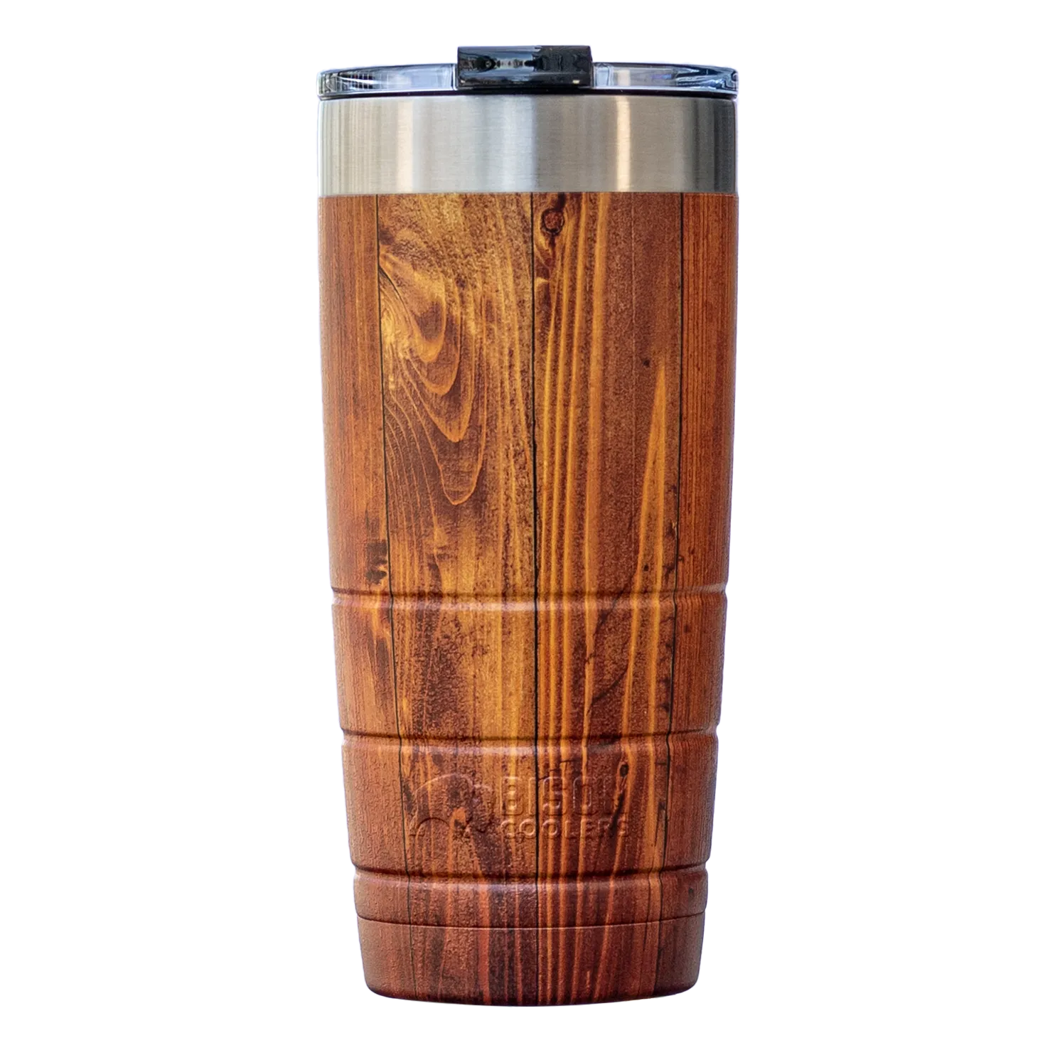 Bison 22oz Tumbler Wood Grain Ole Hickory, Redwood, Oak Barrel