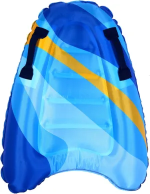 Boards for Beach Kids PVC Surfboard with Handle Blue Striped Waterproof Leakproof Portable 28.4x20.5x5.9