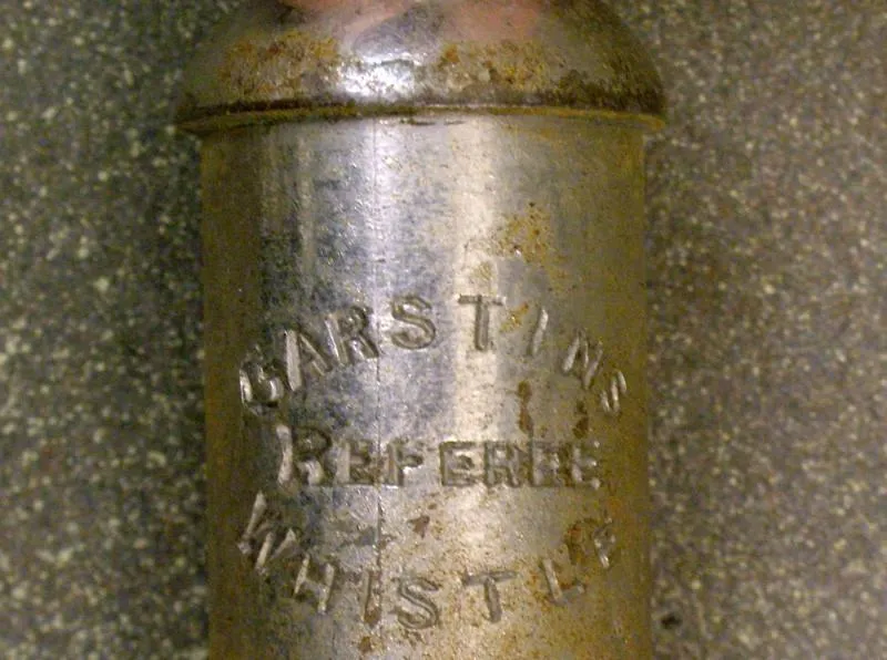 British Bobby Police Whistle: Original Victorian Era (Carstins) One Only