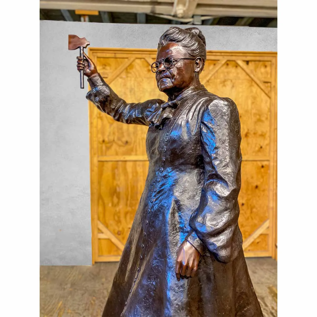 Carry Nation Custom Bronze Statue