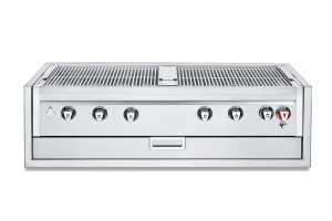 Crown Verity IBI482RDLP-GO-FLT 48" INFINITE SERIES BUILT IN GRILL (NO DOME) DUEL DOME WITH KNOB LIGHT PACKAGE, LP