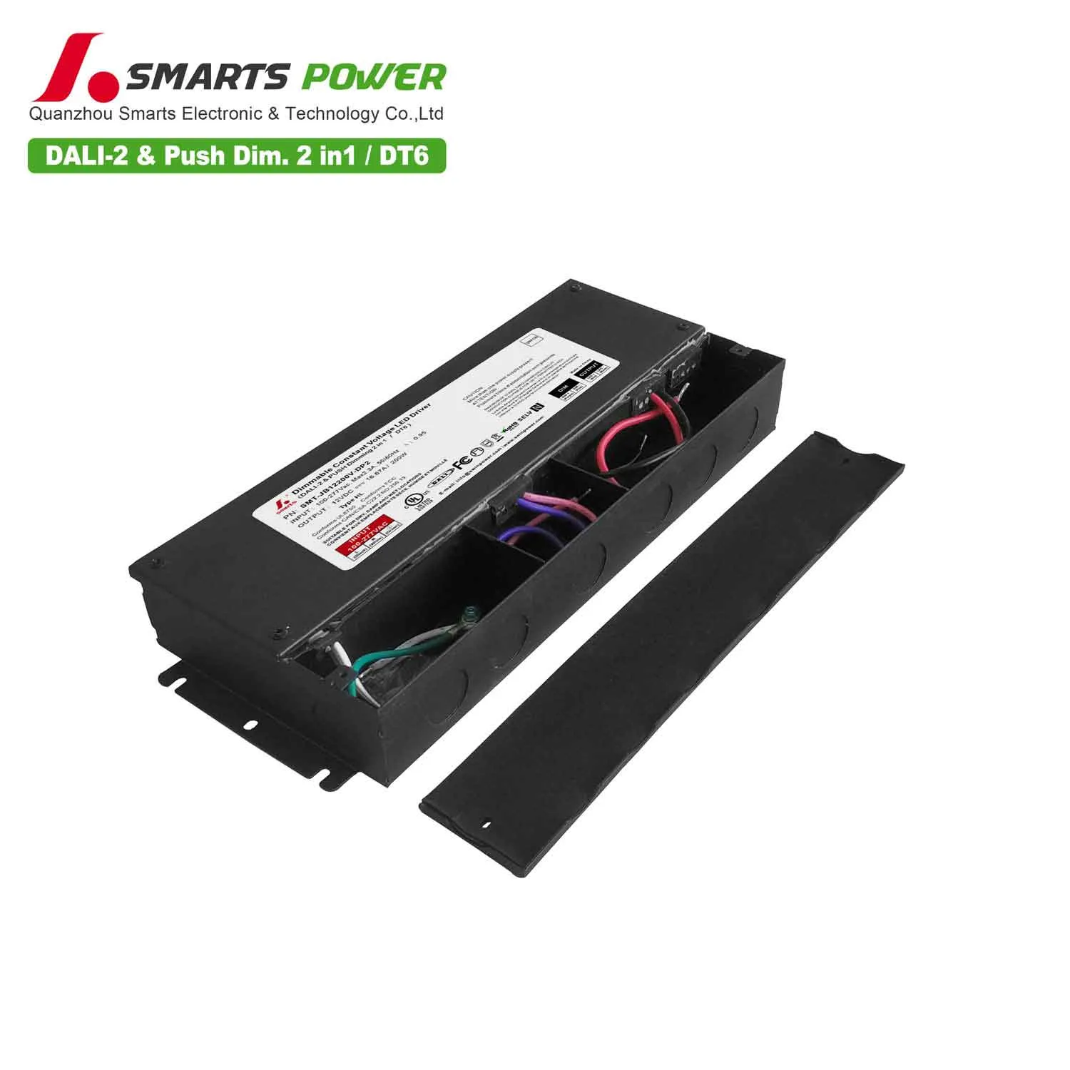DALI 2 & PUSH Dim J-BOX Driver 200W (DT6)