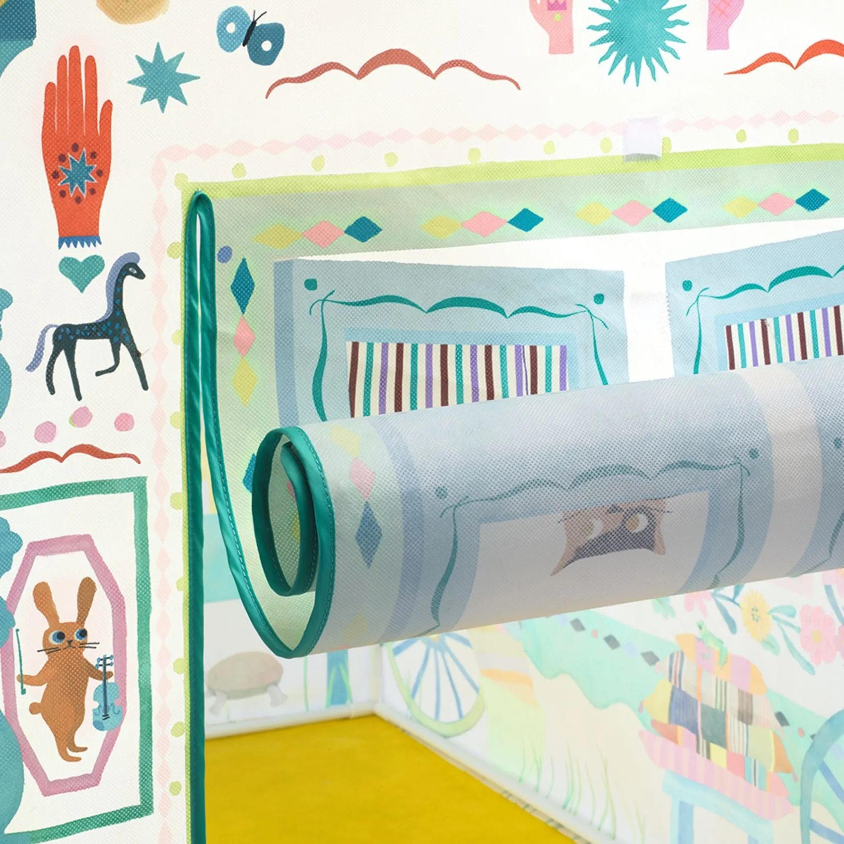 Djeco Caravan Play Tent & Toy Storage Box Set