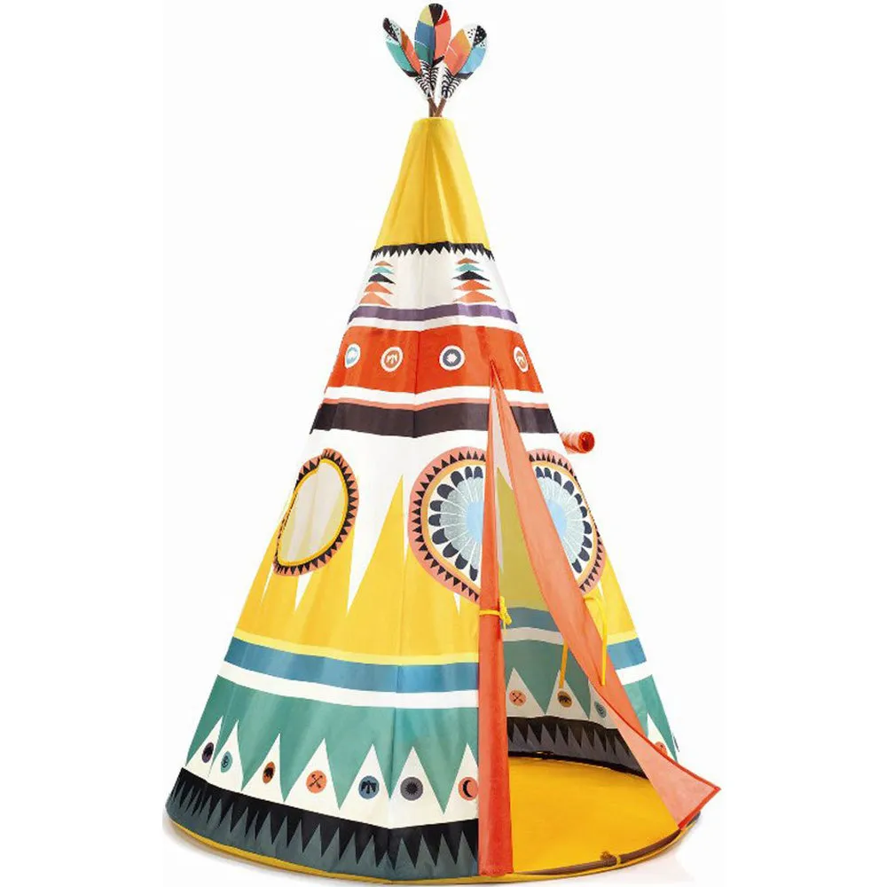 Djeco Teepee Play Tent - Kids Tipi
