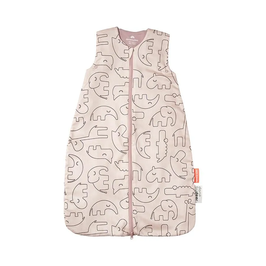 Done By Deer Sleeping Bag in Sleepy Friends Powder (Summer)