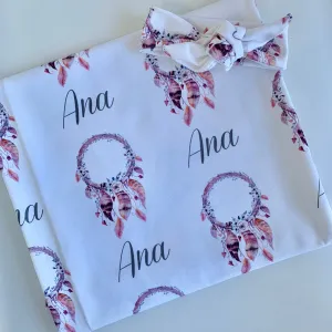Dreamcatcher Swaddling Blanket