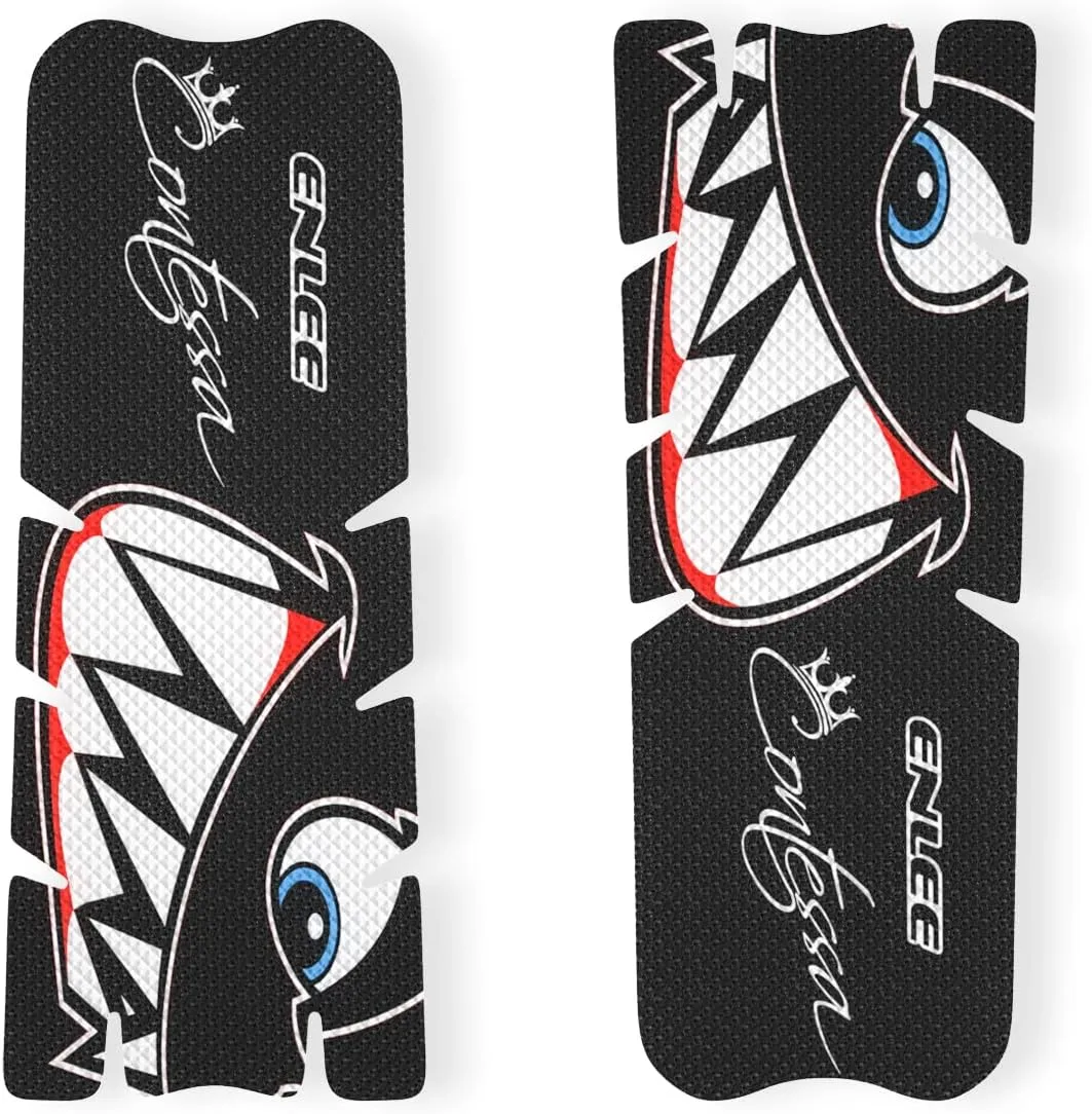 ENLEE One Pair Mountain Bike Stickers, Bicycle Frame Protector for Bike Cranksets/Bicycle Handlebar