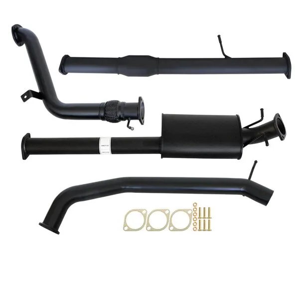 FORD RANGER PX 2.2L 9/2011 - 9/2016 3" TURBO BACK CARBON OFFROAD EXHAUST WITH MUFFLER & CAT