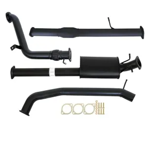 FORD RANGER PX 2.2L 9/2011 - 9/2016 3" TURBO BACK CARBON OFFROAD EXHAUST WITH MUFFLER & CAT