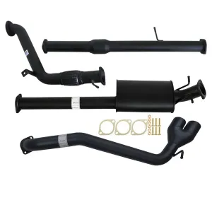 FORD RANGER PX 3.2L 9/2011 - 9/2016 3" TURBO BACK CARBON OFFROAD EXHAUST WITH CAT & MUFFLER SIDE EXIT TAILPIPE