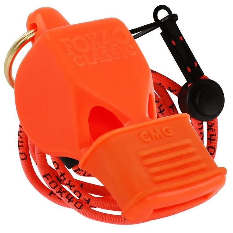 FOX 40 Classic CMG Whistle   Lanyard