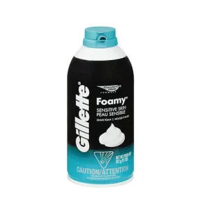 Gillette Foamy Shave Foam Sensitive Skin 11 oz By Gillette
