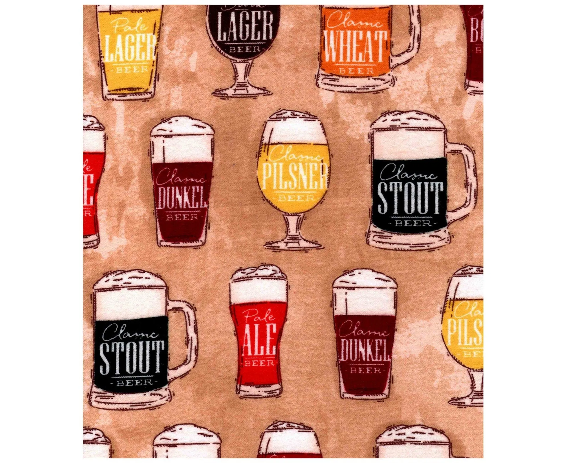 Glasses of Beer Semi Custom Weighted Blanket - Size LARGE - You choose weight