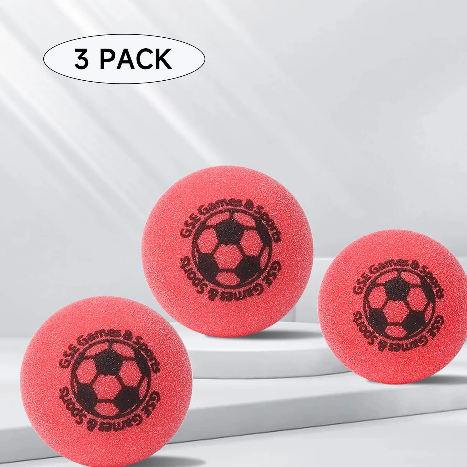 GSE Games & Sports Expert Regulation Size 35mm(1.38") Table Replacement Foosball Balls, Official Tournament Table Soccer Balls, Foosball Table Accessories