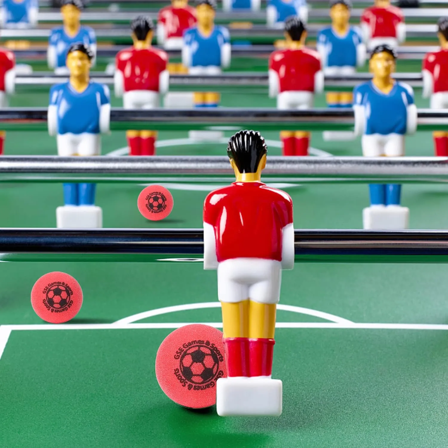 GSE Games & Sports Expert Regulation Size 35mm(1.38") Table Replacement Foosball Balls, Official Tournament Table Soccer Balls, Foosball Table Accessories