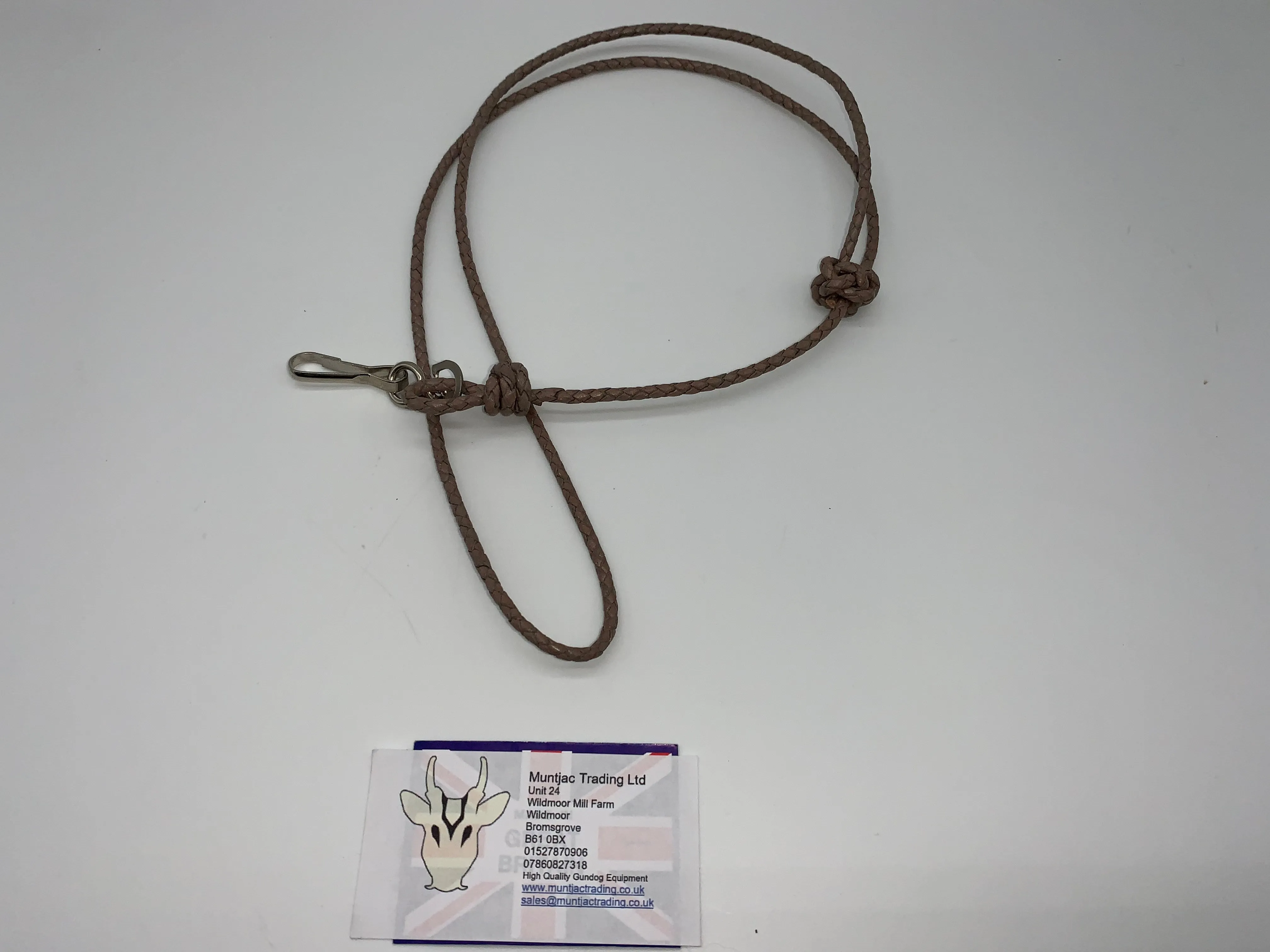 Gun Dog Braided Leather Lanyards