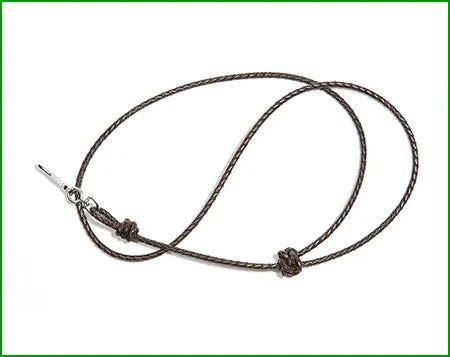 Gun Dog Braided Leather Lanyards
