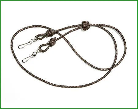 Gun Dog Braided Leather Lanyards