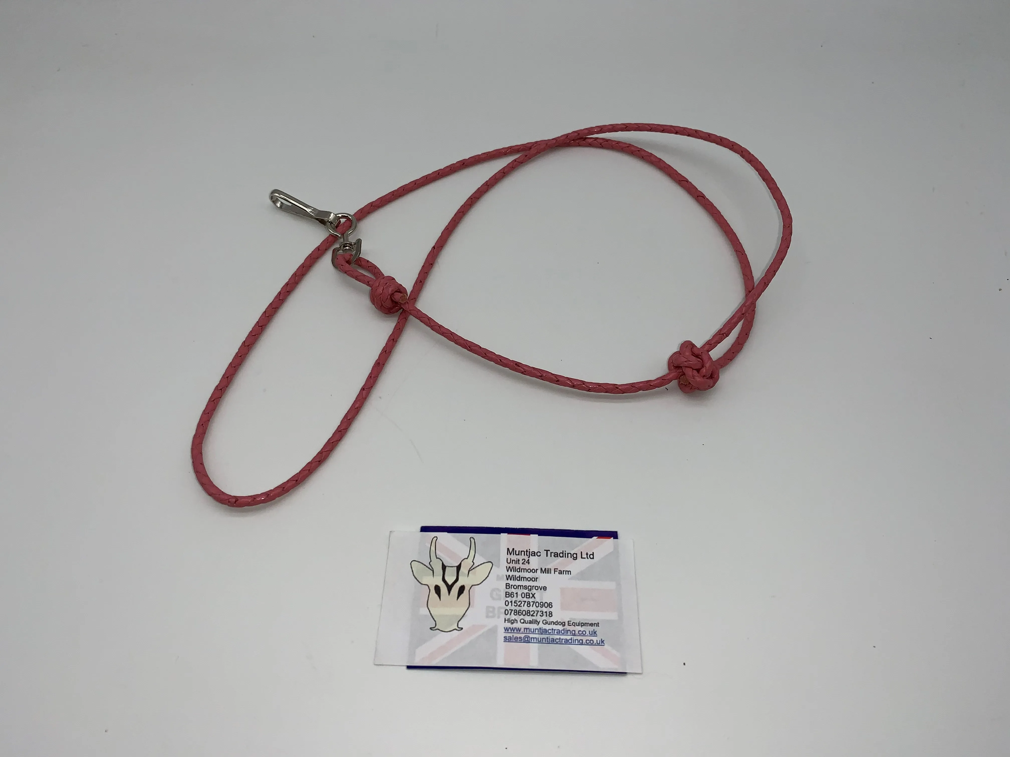 Gun Dog Braided Leather Lanyards