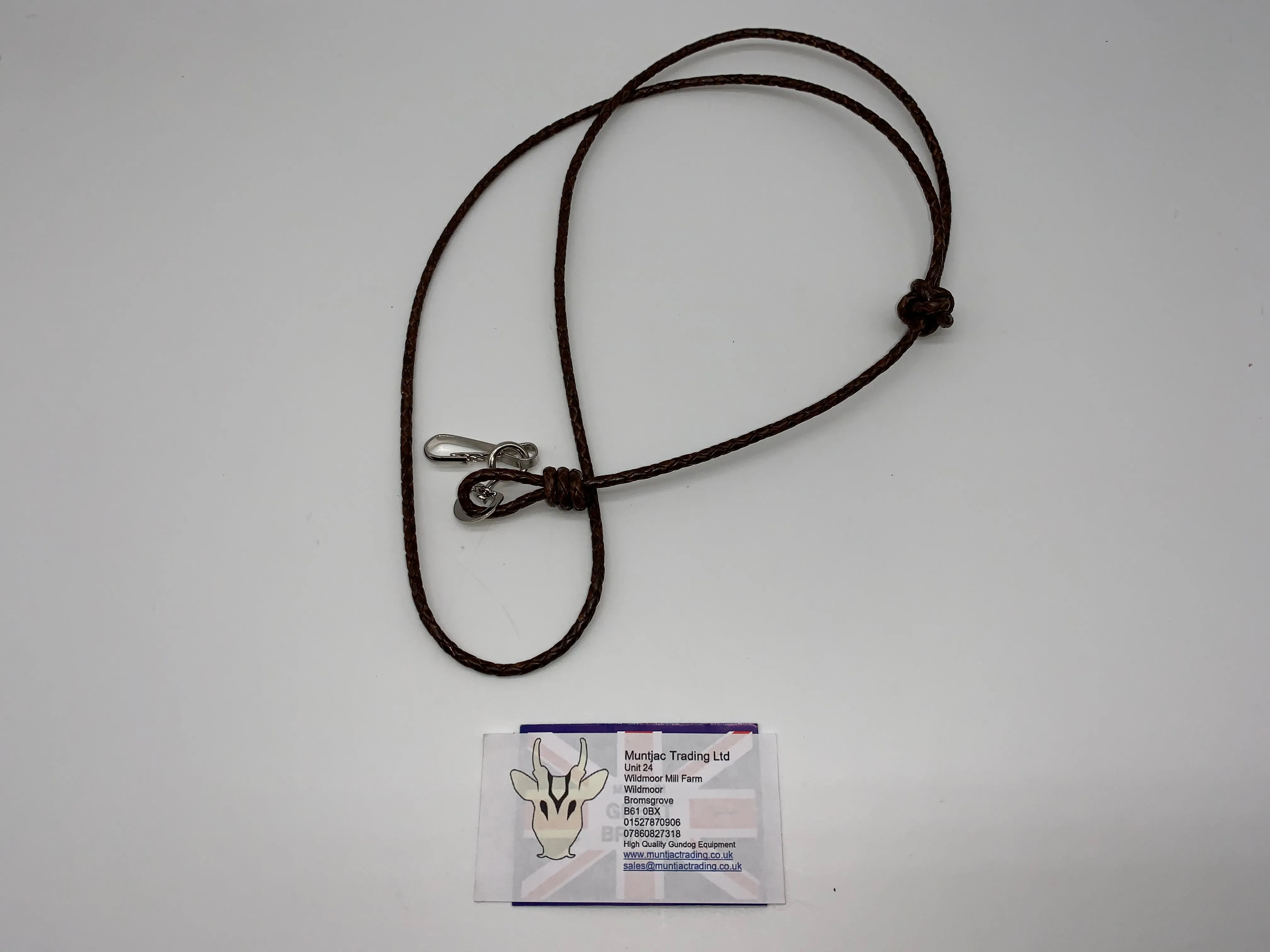 Gun Dog Braided Leather Lanyards