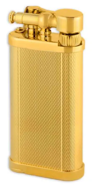 IM Corona Old boy Barley Gold Plated Pipe Lighter