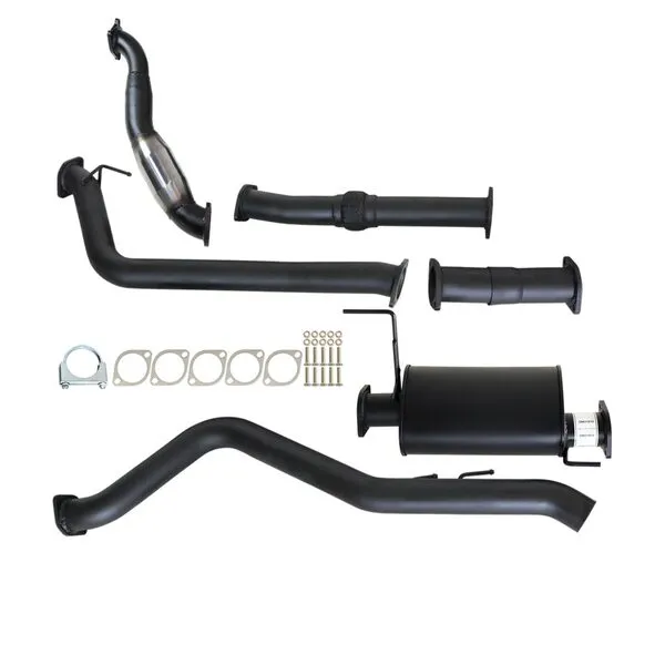 ISUZU D-MAX RC 3.0L 4JJ1-TC 5/2010 - 5/2012 3" TURBO BACK CARBON OFFROAD EXHAUST WITH MUFFLER & CAT