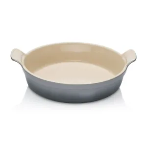 Le Creuset Stoneware Heritage Round Dish 24cm Flint