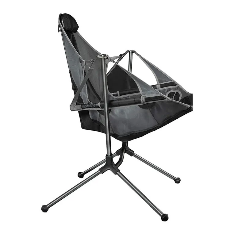 LT32004 Outdoor Portable Folding Rocking Chair(Grey)