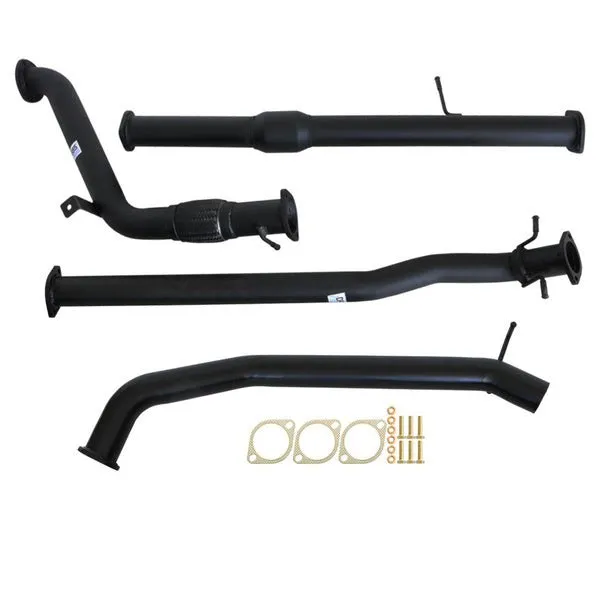 MAZDA BT-50 UP, UR 3.2L 2011 - 9/2016 3" TURBO BACK CARBON OFFROAD EXHAUST WITH CAT NO MUFFLER