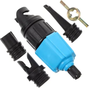 Mipcase 1set Portable Kayak Sup Pump Adapter Multi-Function Air Pump Connector for Inflatable Boats Boards and Canoes Efficient and Easy to Use