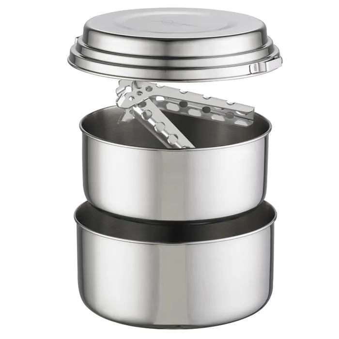 MSR Alpine Stainless Steel 2 x Pot Set Hire