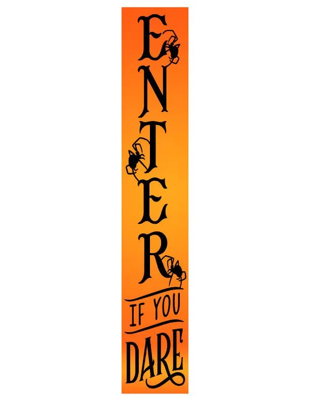 Mummy Halloween Porch Sign
