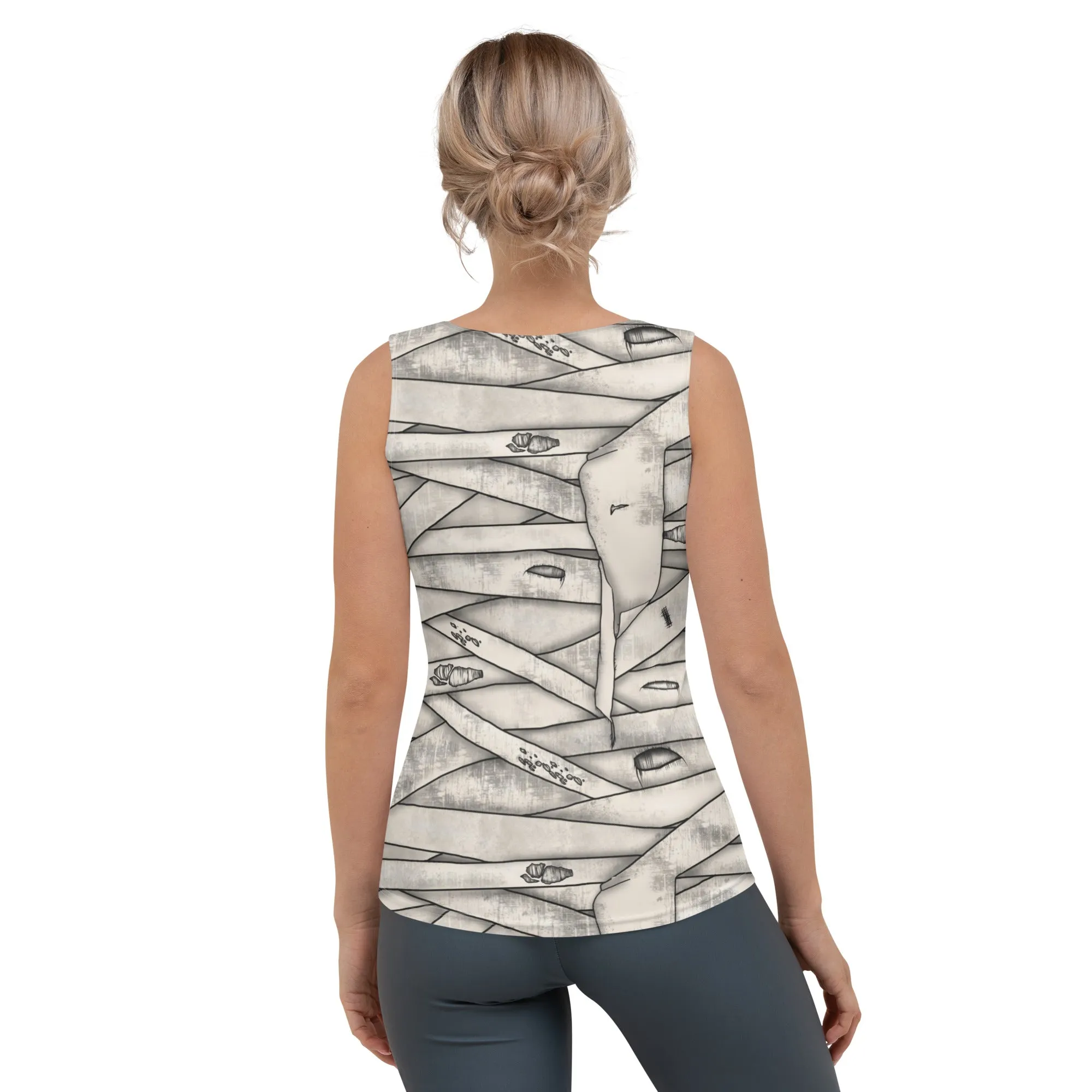 Mummy Halloween Tank Top