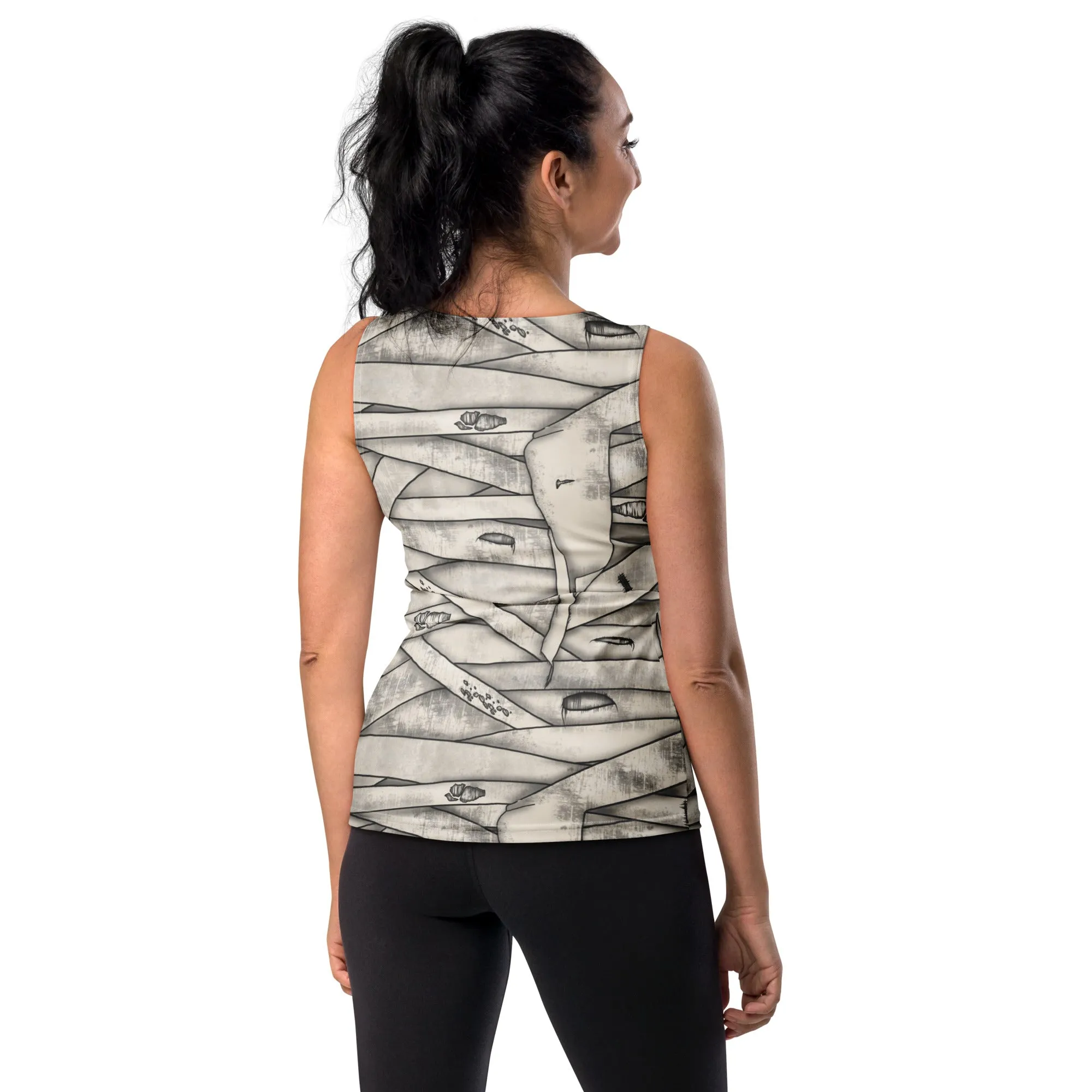 Mummy Halloween Tank Top