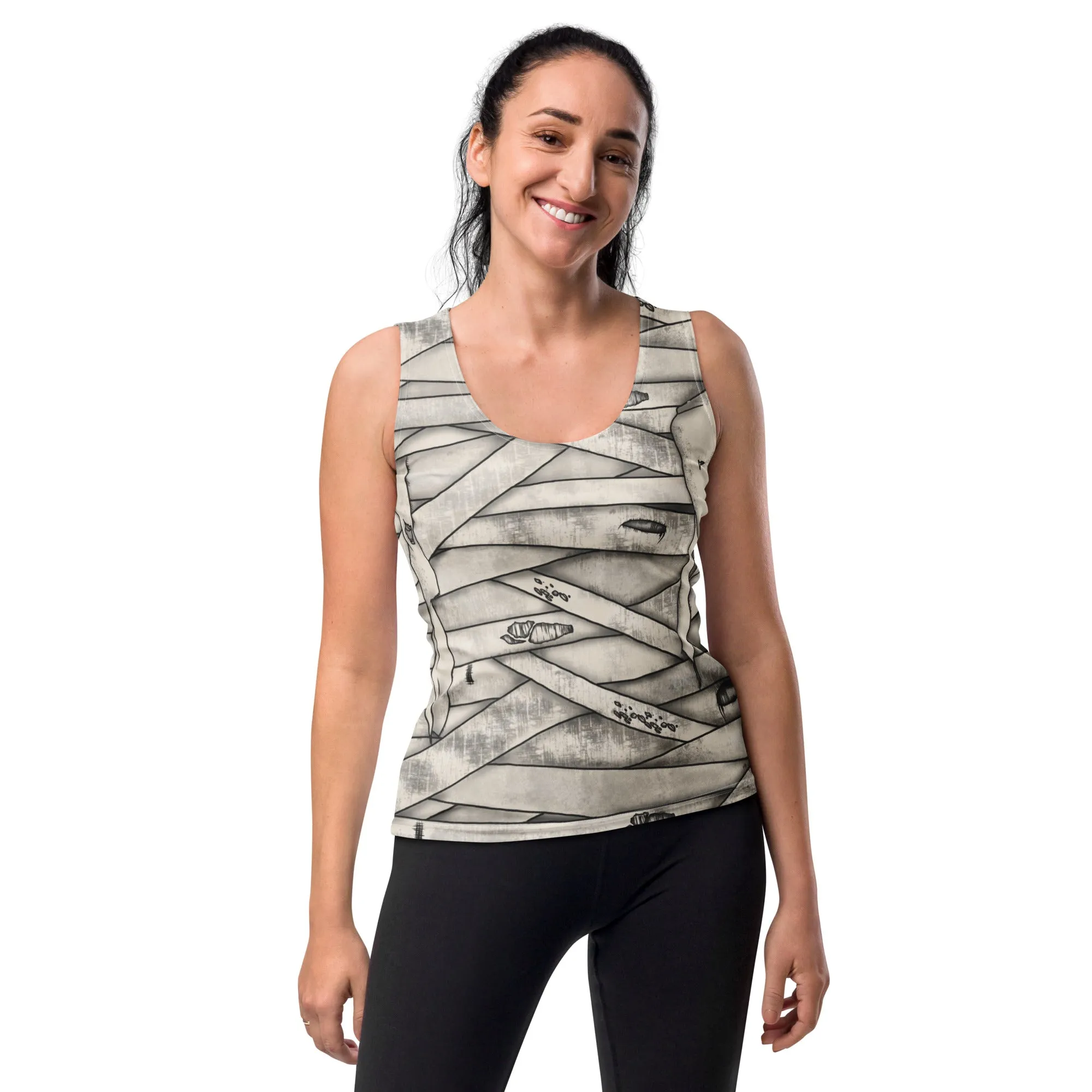 Mummy Halloween Tank Top