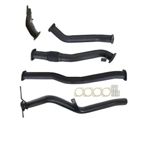 NISSAN NAVARA D22 2.5L YD25 07 - 15 3" TURBO BACK CARBON OFFROAD EXHAUST SYSTEM WITH PIPE ONLY