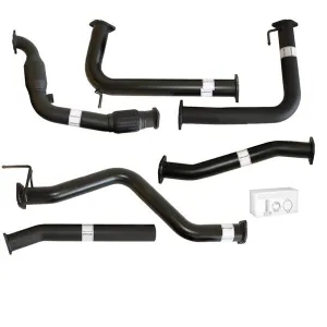 NISSAN NAVARA D40 MANUAL 2.5L YD25D 07 - 16 3" TURBO BACK CARBON OFFROAD EXHAUST WITH CAT NO MUFFLER