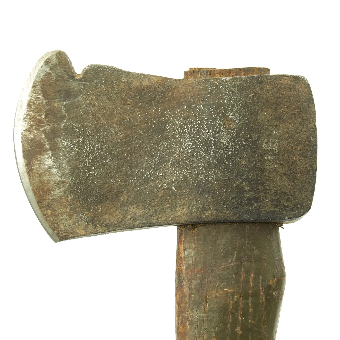 Original U.S. WWII Axe Hatchet with Field Modified Original Carrier
